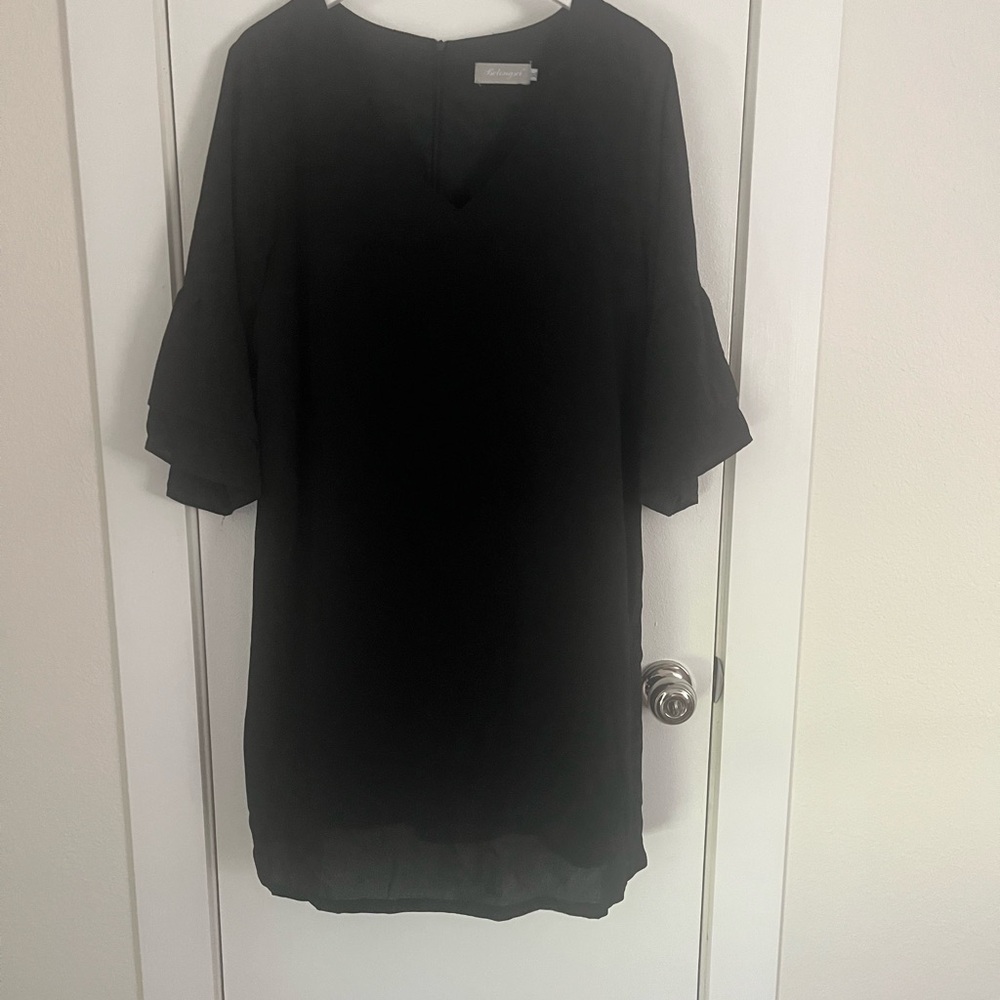 Elegant Black Long Sleeve Dress